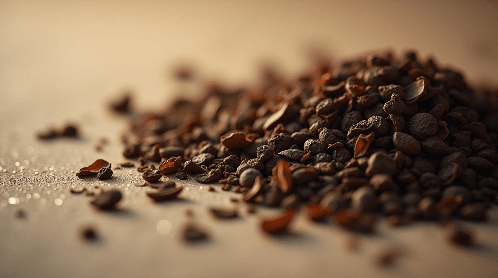 Premium dark tea leaves